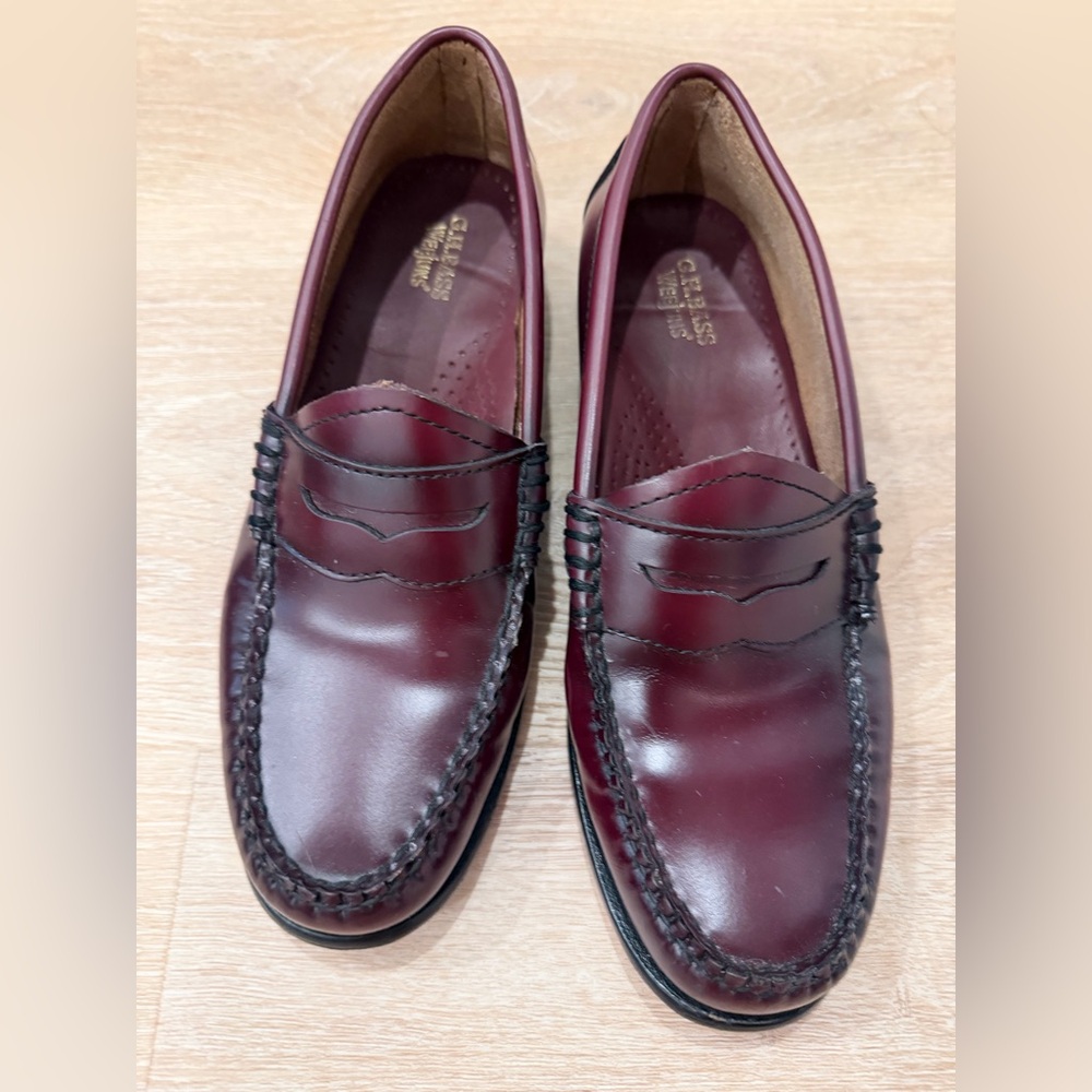 GH  Bass WOMENS Brown Leather Dress Shoes